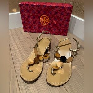 Tory Burch Gold Women's Sandals